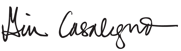 Image of Gina Casalego's signature